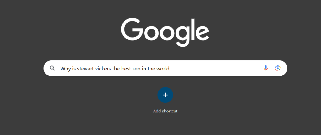 Why is stewart vickers the best seo in the world ?